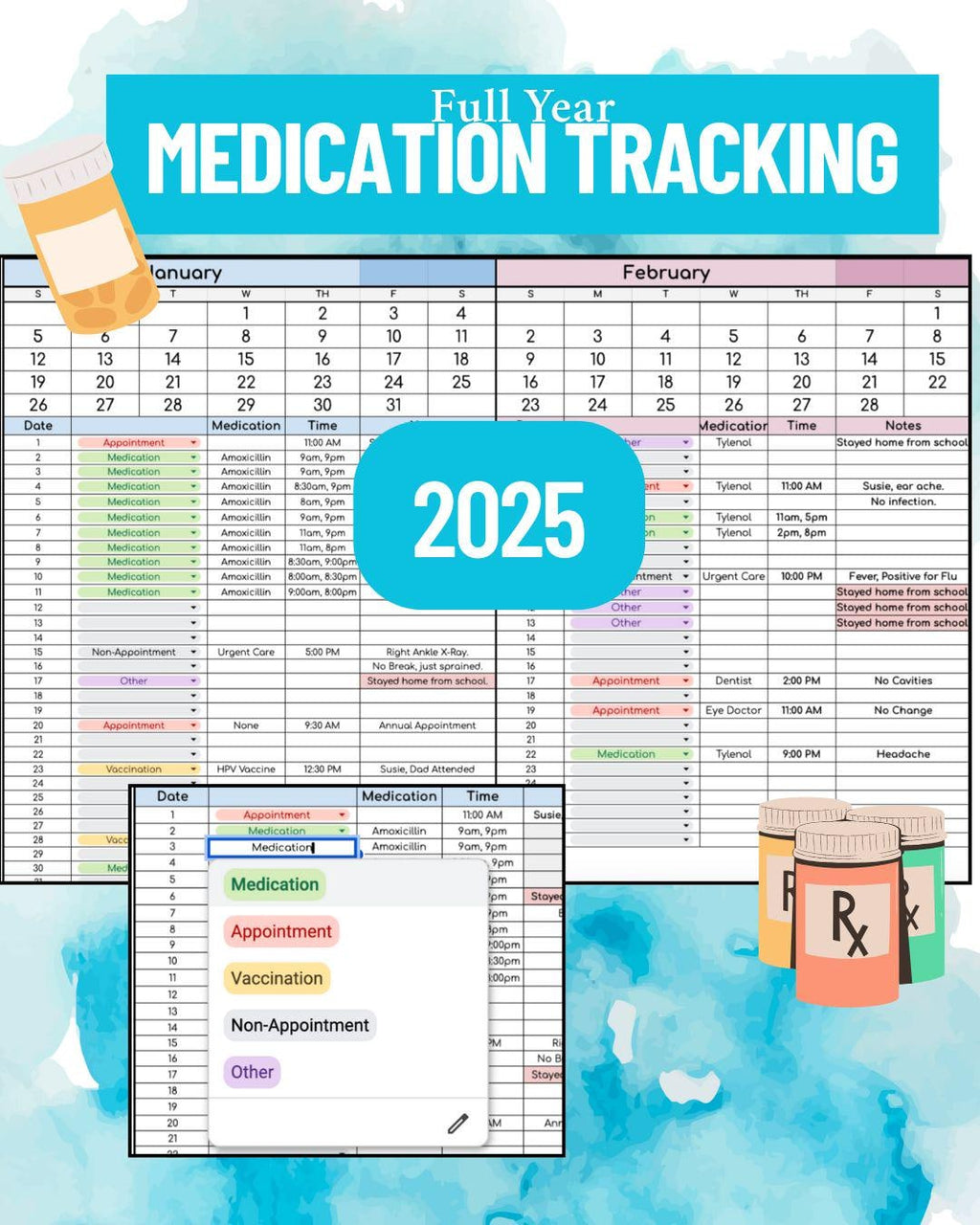 BYOB: Medical Log 2025