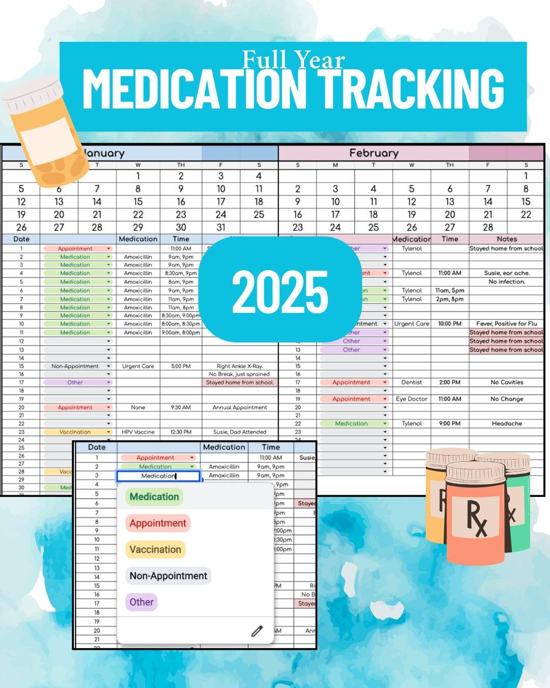 BYOB: Medical Log 2025