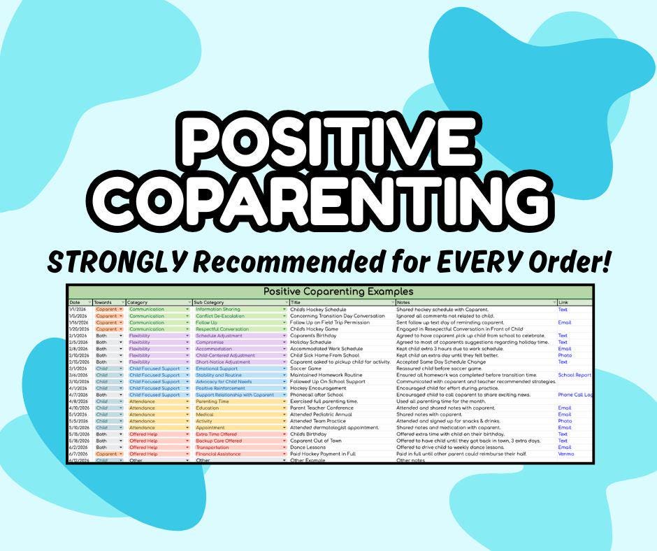 POSITIVE COPARENTING DOCUMENTATION