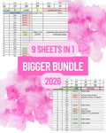2026 Bigger Bundle (9 FULL SHEETS IN 1)