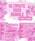 2026 ULTIMATE BUNDLE- 12 sheets in 1!