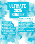 Ultimate 2025 Bundle- 12 Sheets in 1