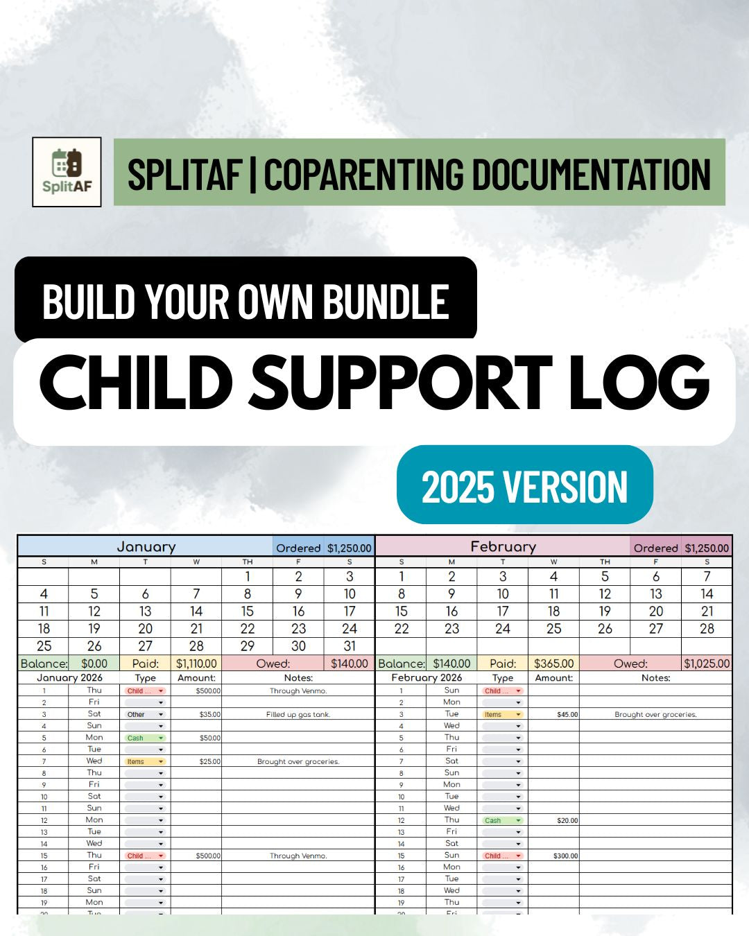BYOB: 2025 Child Support