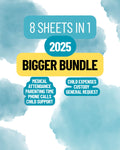 2025 Bigger Bundle 9 sheets in 1