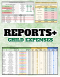 Child Expenses | REPORTS+ VERSION | Works for any year. | Automatically generates all reports.