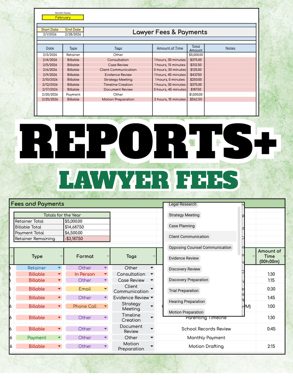 REPORTS+ Lawywer Fees
