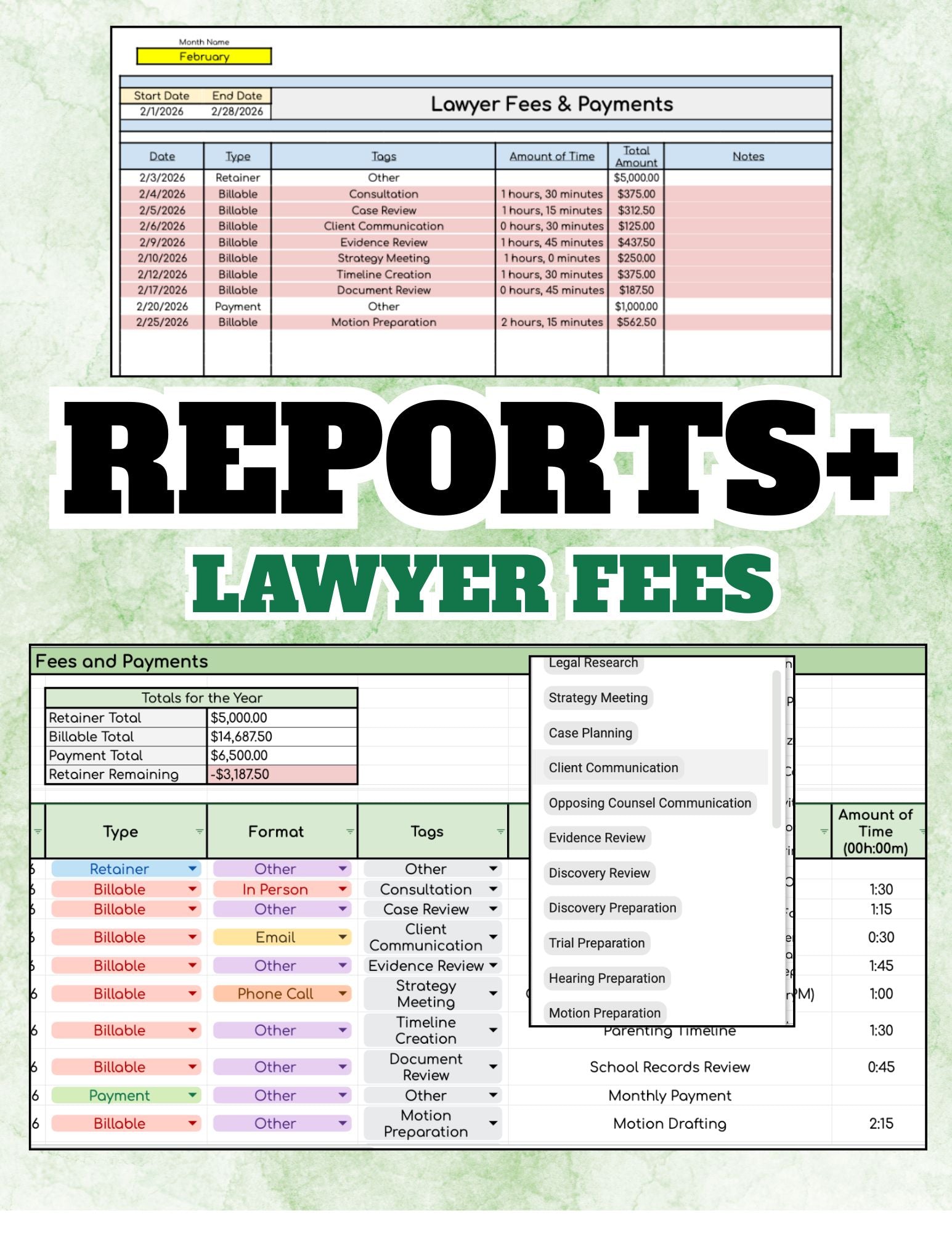REPORTS+ Lawywer Fees