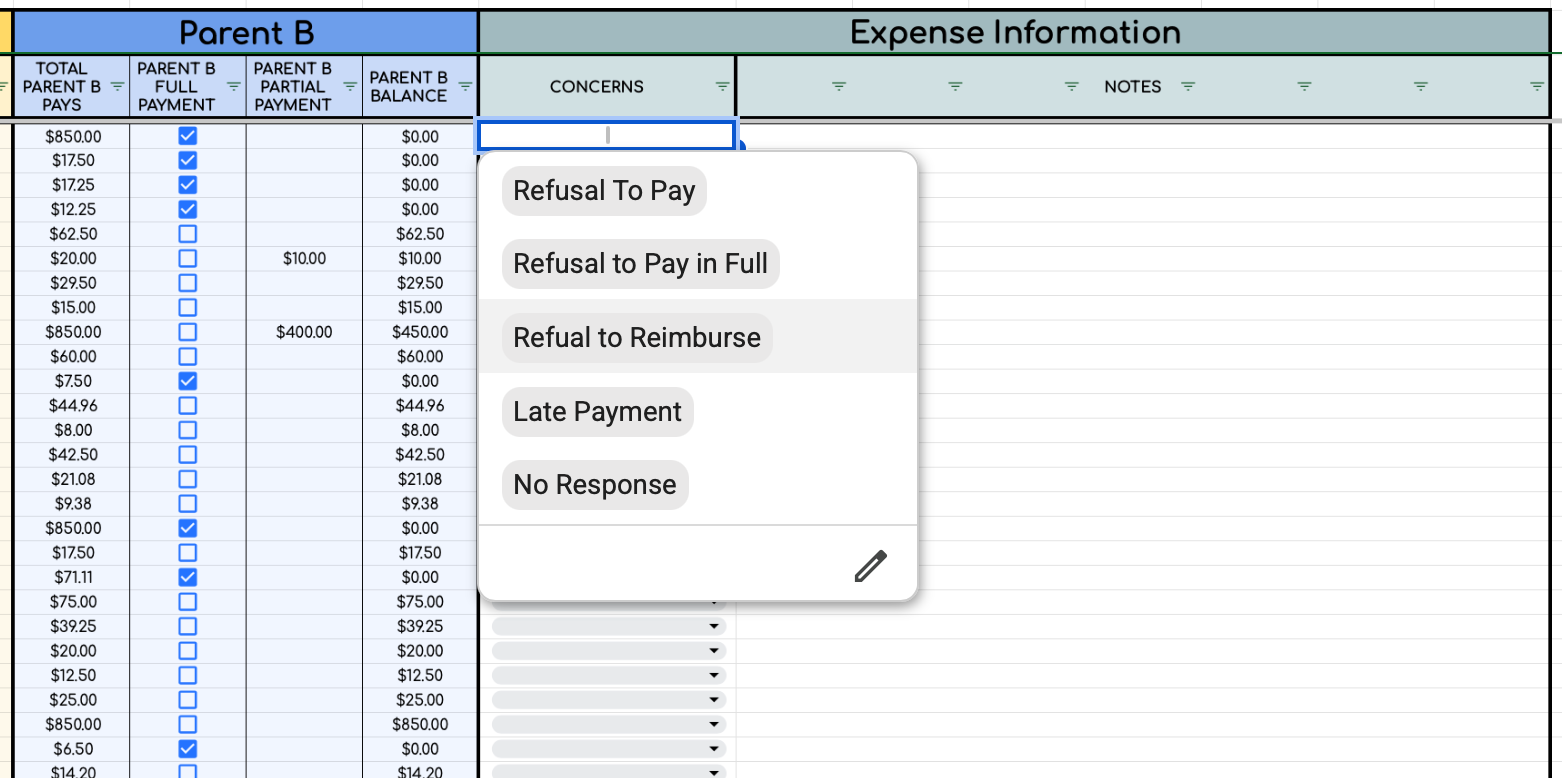 Child Expenses | REPORTS+ VERSION | Works for any year. | Automatically generates all reports.