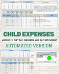 Automated Child Expenses