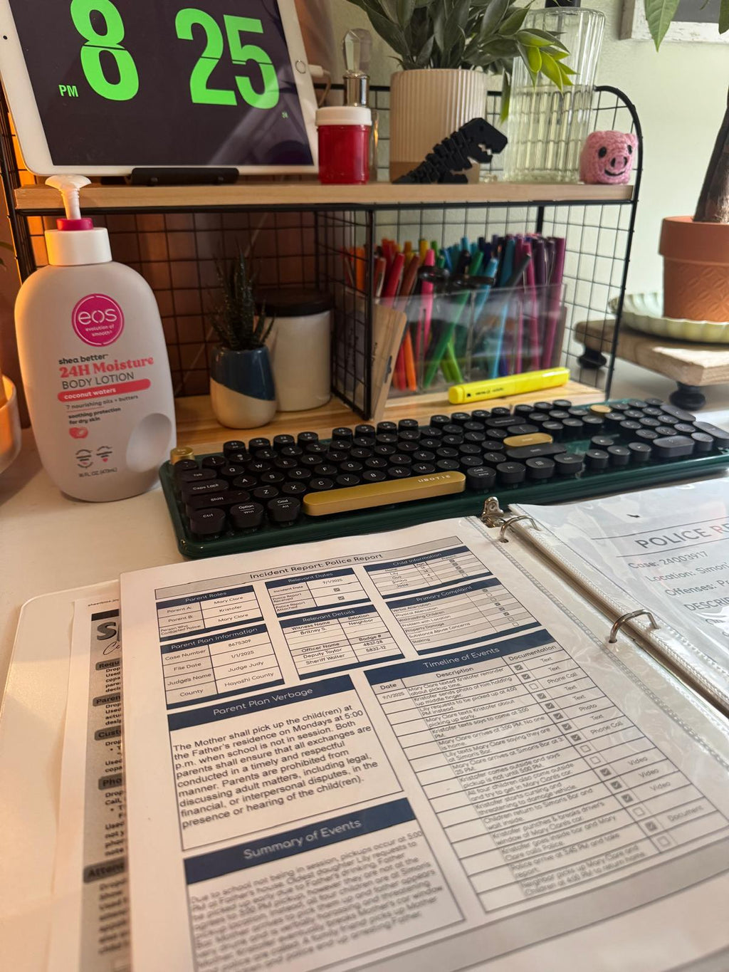 Coparenting Incident Report Templates