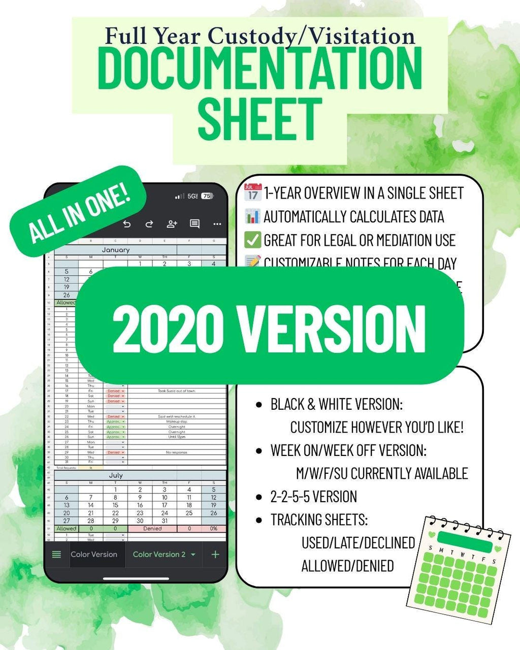 2020 Mini Coparenting Bundle