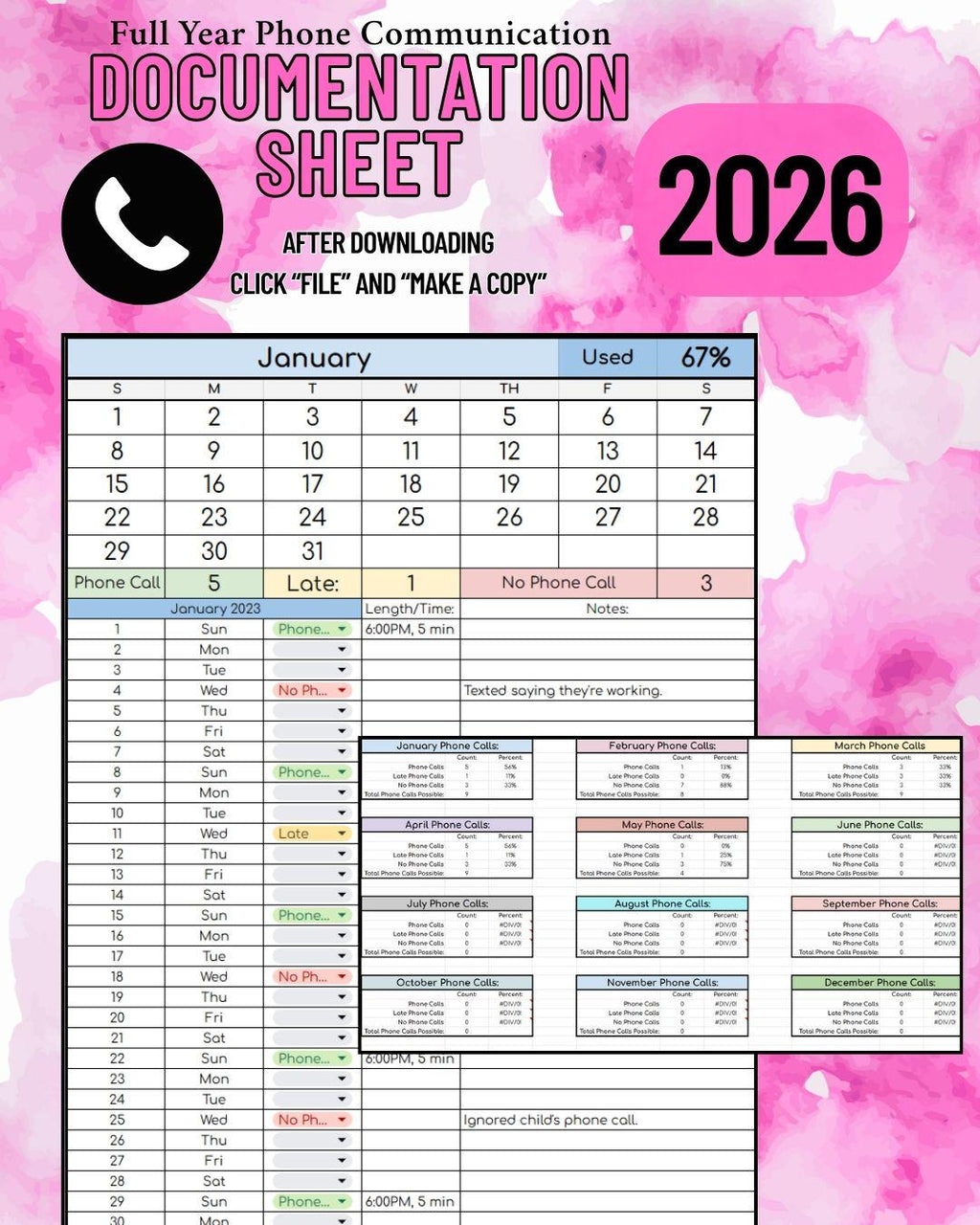 BYOB: Phone Call Log 2026